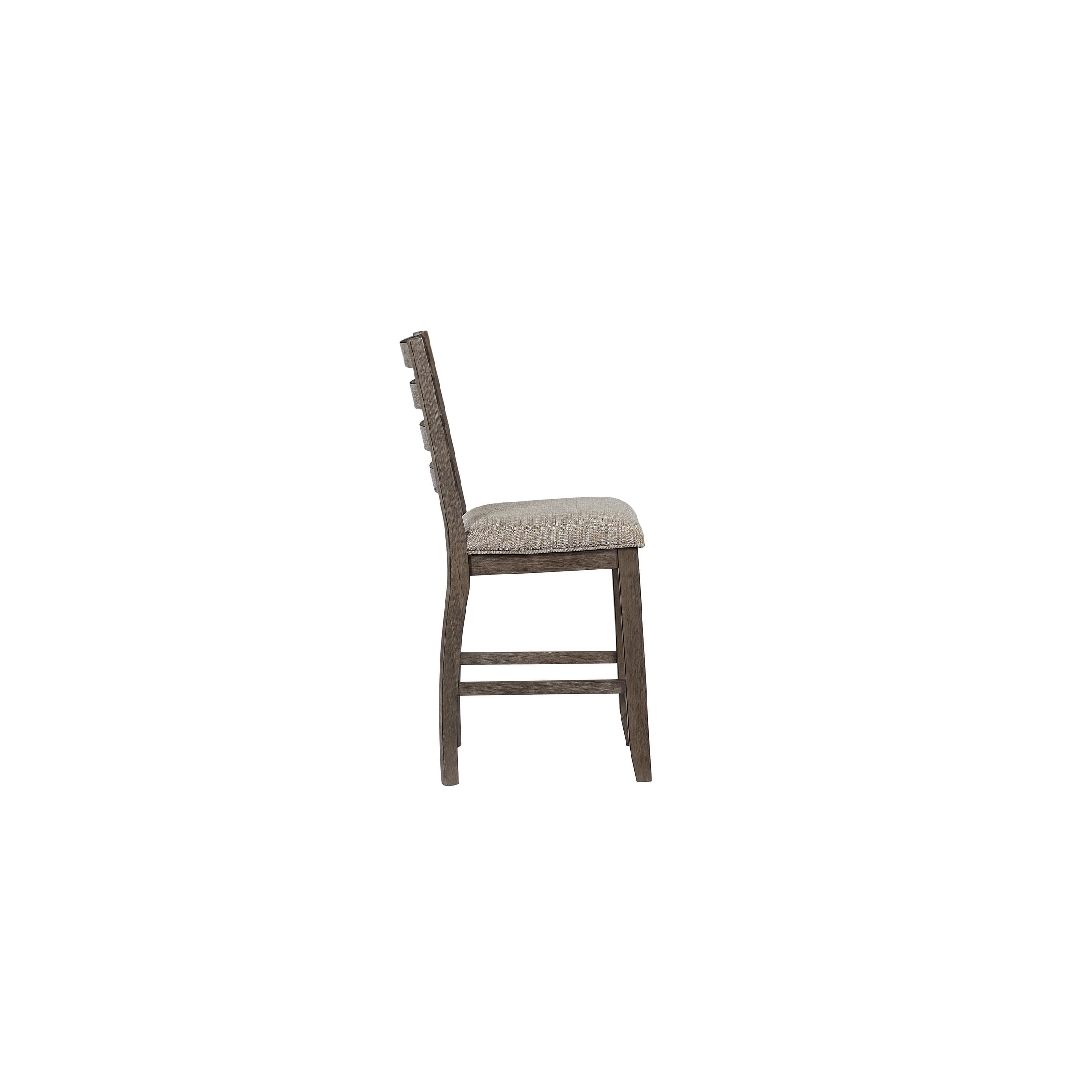 Counter Side Dining Stool W/ Ladder Back (Set of 2)