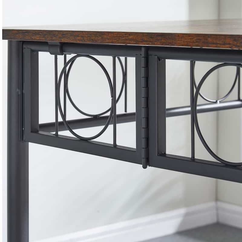Iron Wood Square Kitchen Dining Room Table