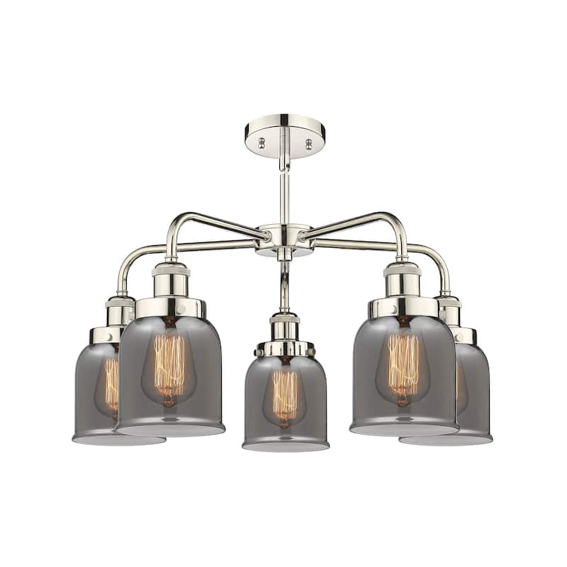 Innovations Lighting Bell - 5 Light 23" Stem Hung Chandelier