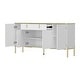 preview thumbnail 34 of 45, Timechee Kitchen Sideboard End Table Entry Accent Storage Cabinet