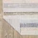 preview thumbnail 7 of 10, Cavett Textural Geometric Striped Ivory/ Multi Area Rug