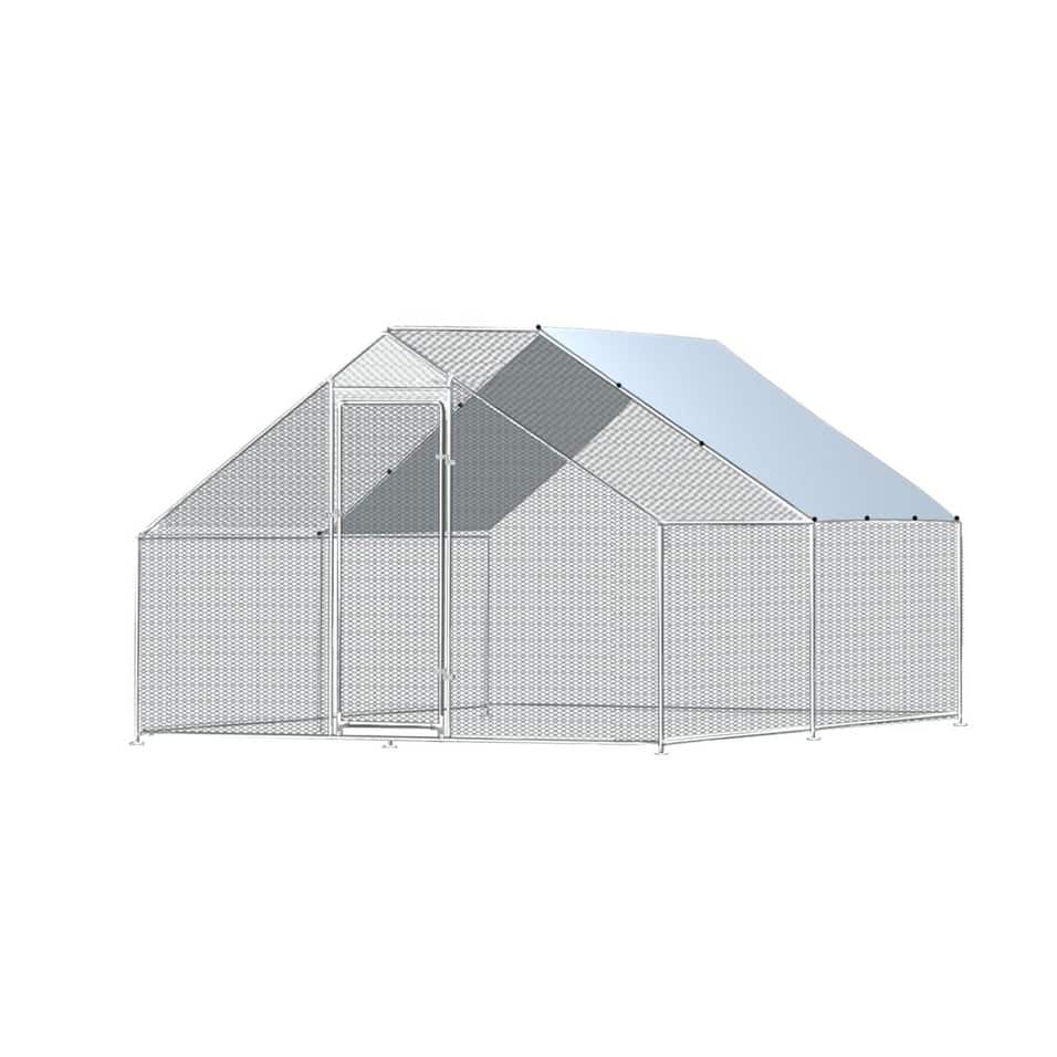 Metal Chicken Coop Walk-in Poultry Cage with Waterproof