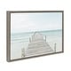 preview thumbnail 20 of 21, Kate and Laurel Sylvie Wooden Pier Framed Canvas by Amy Peterson