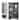 Costway Door Wall Mount Touch Screen LED Light Mirrored Jewelry - See Details