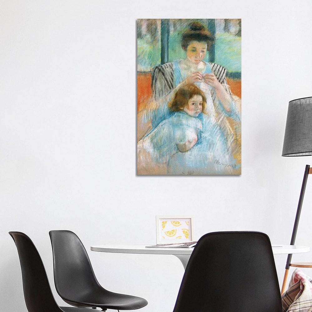 iCanvas "Study For Young Mother Sewing, 1902" by Mary Stevenson Cassatt Canvas Print