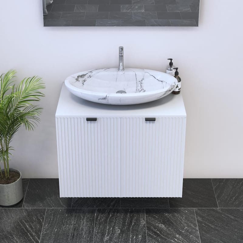 Nicole 2D 80 Floating Bathroom Vanity (32" Width)