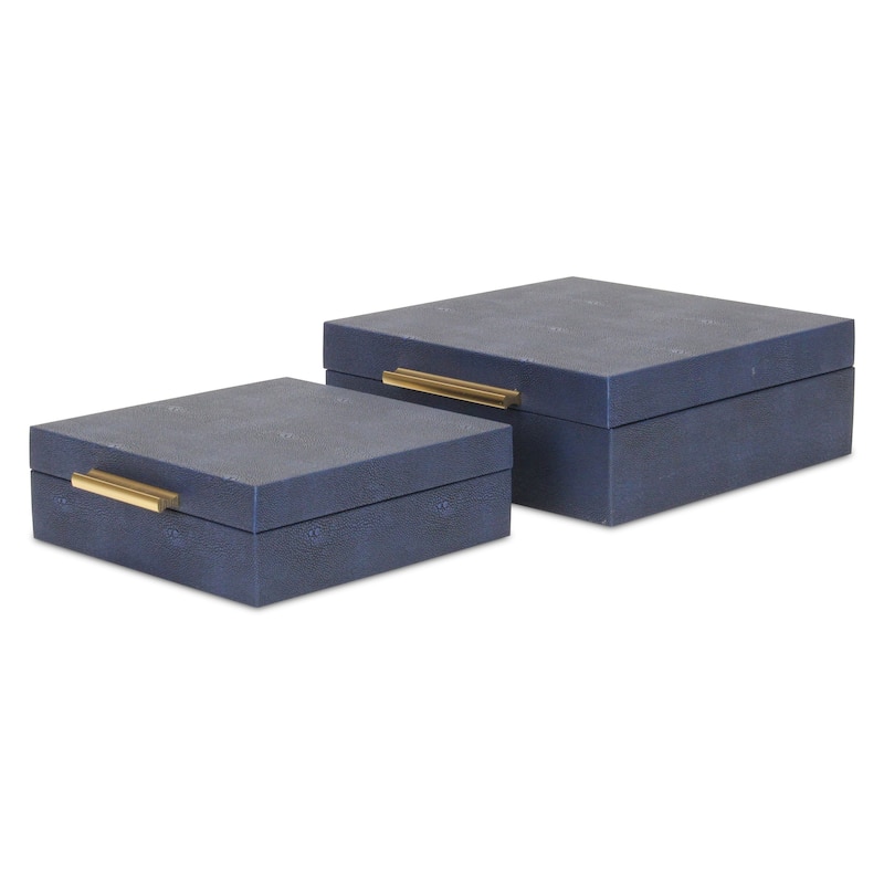 Lusan Black Vinyl Decorative Box Set