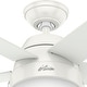 preview thumbnail 7 of 19, Hunter 46" Anslee Ceiling Fan with LED Light Kit and Pull Chain - Transitional, Contemporary