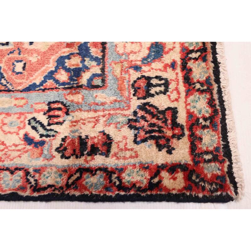 ECARPETGALLERY Hand-knotted Anadol Dark Navy Wool Rug - 4'1 x 9'2