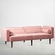 preview thumbnail 21 of 20, Modern Style Upholstered Velvet Sofa Couch for Living Room in Teal - 79'' W X 33'