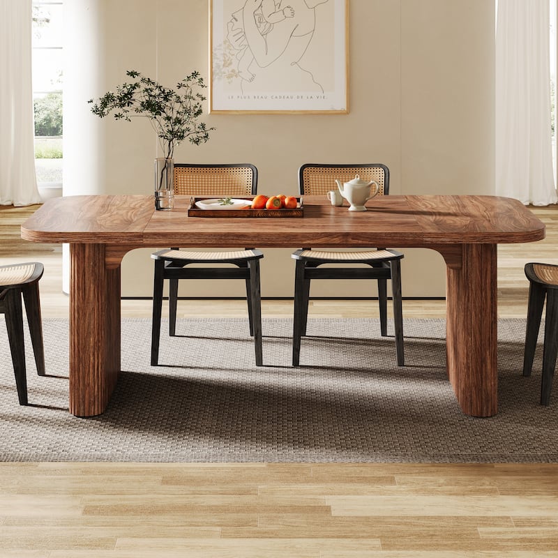 Wood Dining Table, Modern Kitchen Table, Dining Room Accent Table