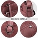 preview thumbnail 6 of 13, Dasein Multi Pockets Crossbody Messenger Bag with Tassel