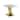 Best Quality Furniture Modern Glass End Table with Gold Spiral Base - End Table