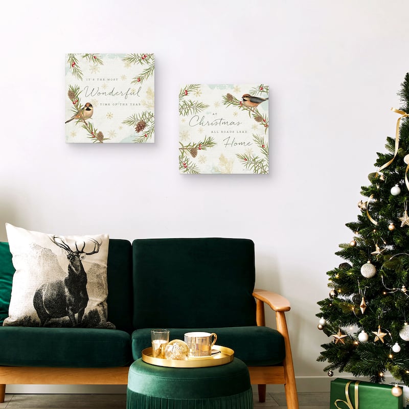 Christmas Tradition IV, V by Katie Pertiet Canvas Art Print Set