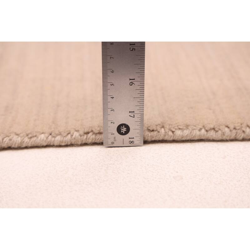 ECARPETGALLERY Hand Loomed Kashkuli Gabbeh Beige Wool Rug - 5'9 x 8'0