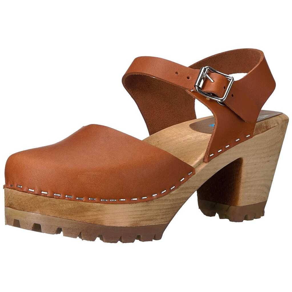 womens clogs with ankle strap