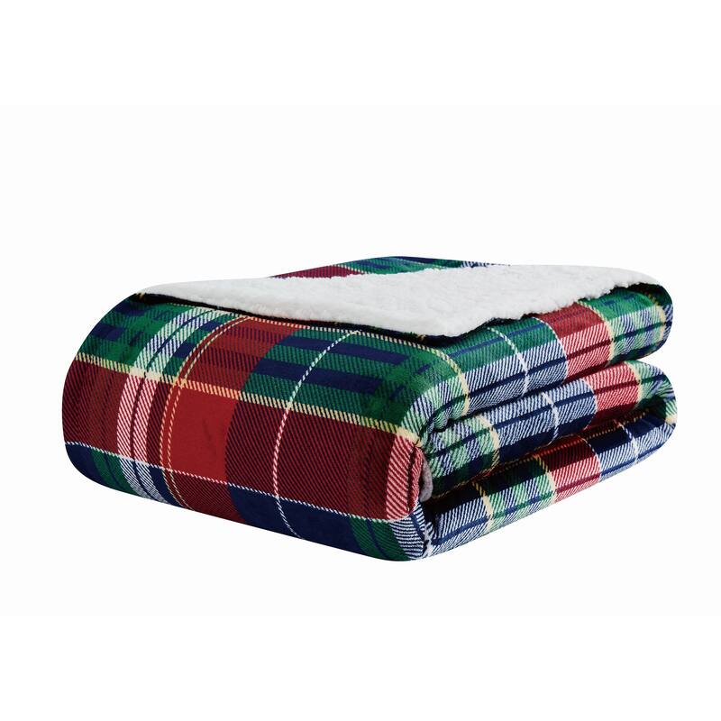 Truly Soft Cuddle Warmth Plaid Throw - Ivan Plaid