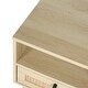 preview thumbnail 17 of 28, Rattan Nightstand Bedside Table with Rattan Drawers
