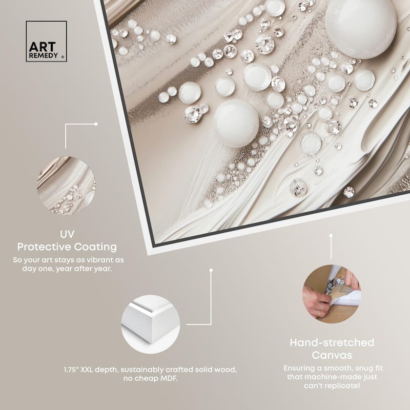 Viscous Veils IV Canvas by Art Remedy