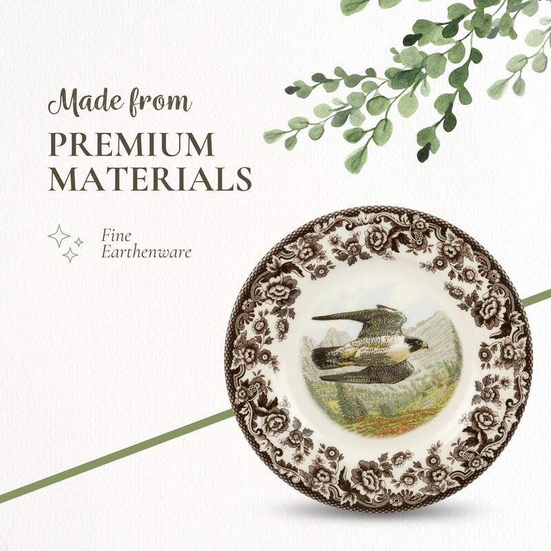 Spode Woodland Dinner Plate Birds Motif - 10.5