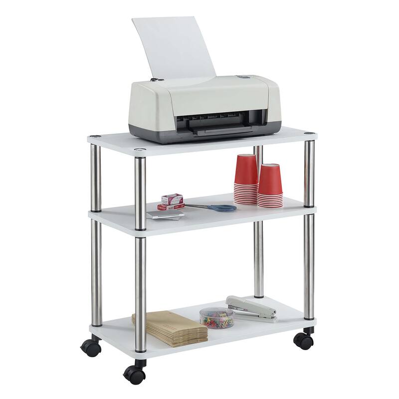 Convenience Concepts Designs2Go 3 Tier Office Caddy with Wheels