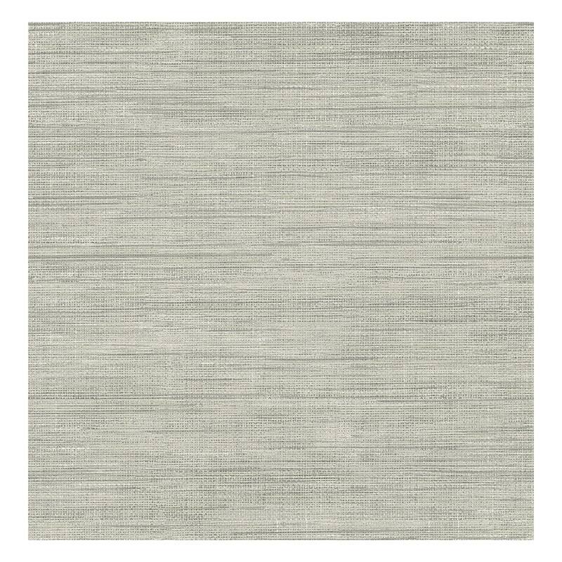 Brewster Island Grey Faux Grasscloth Wallpaper - 20.5 x 396 x 0.025