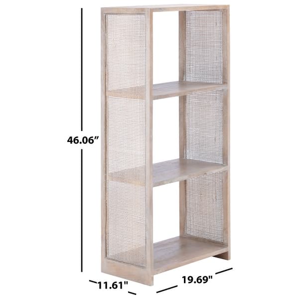 SAFAVIEH Phoenix 3-Shelf Etagere Bookcase - 19.7" W x 11.6" L x 46.1" H