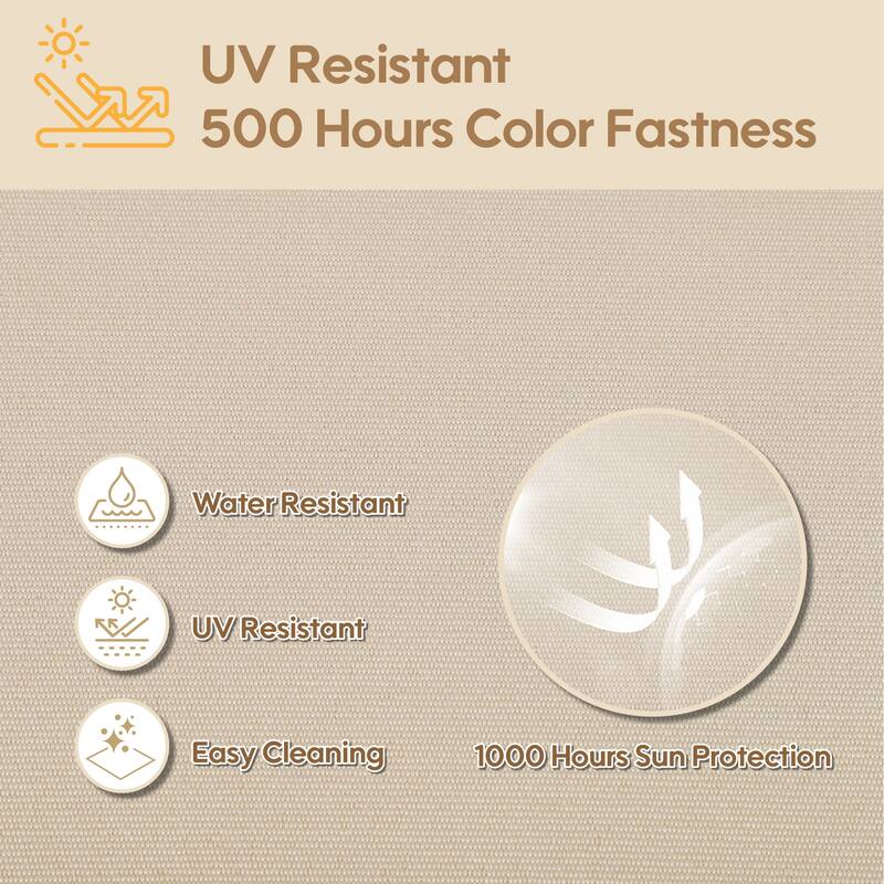 2 Pieces Waterproof Polyester Patio Seat and Back Cushions 24x24 Deep Comfort for Outdoor Seating