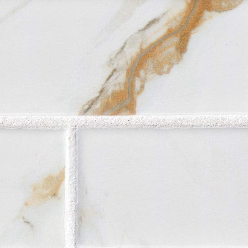 Ackland AKM-P-2X6SWM-CA 12" x 12" Porcelain Brick Floor and Wall