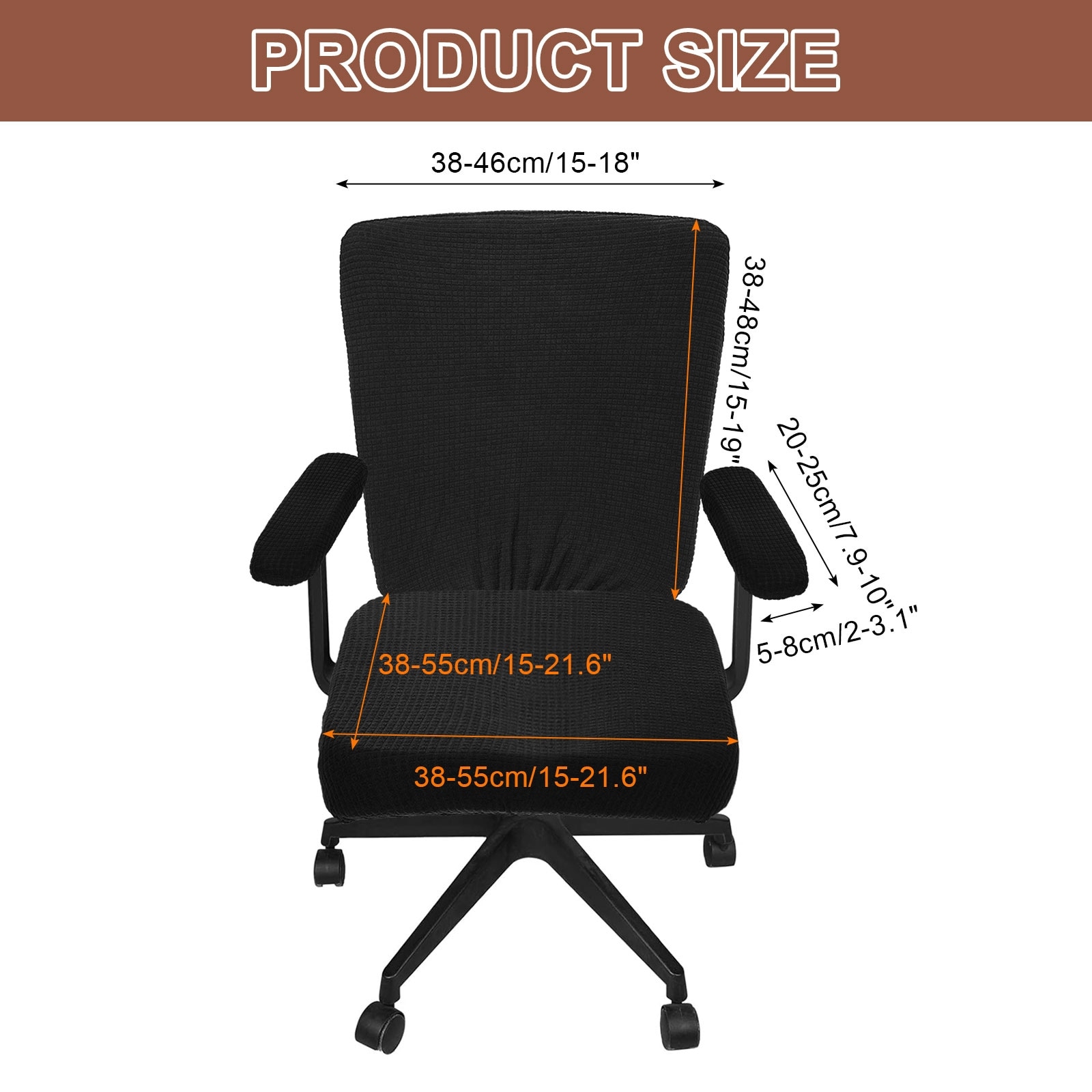 Office Chair Covers, Stretchable Computer Chair Slipcover