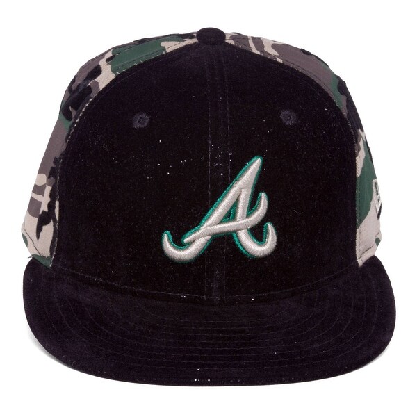 braves fitted baseball cap