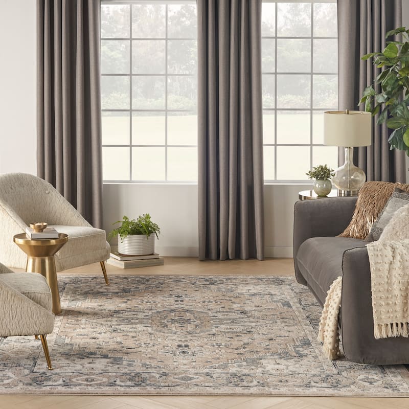 Nourison Concerto Classic Persian Medallion Area Rug.
