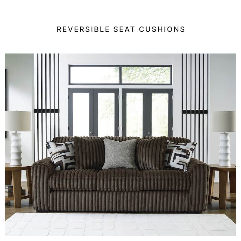 Signature Design by Ashley Avaliyah Gray 2-Piece Sectional Loveseat - 93" W x 44" D x 37" H