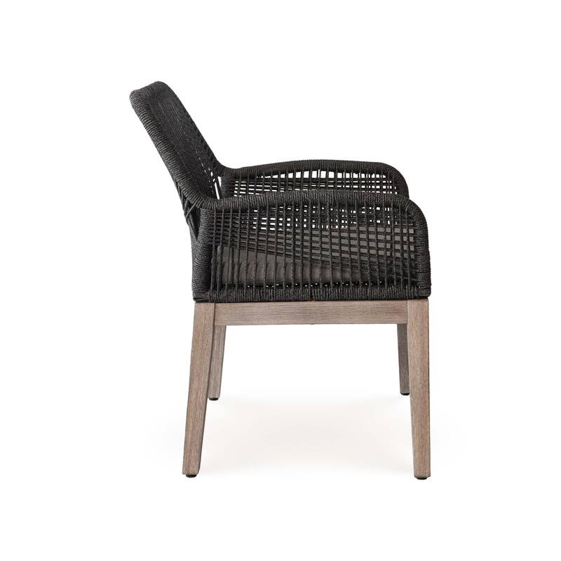 Buy 2 Ottawa Rope Patio Chairs Acacia Wood Frame