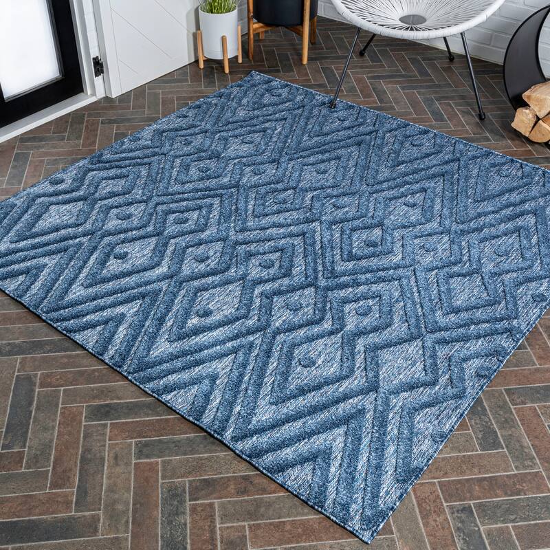 JONATHAN Y Salines Moroccan Diamond Indoor/Outdoor Area Rug