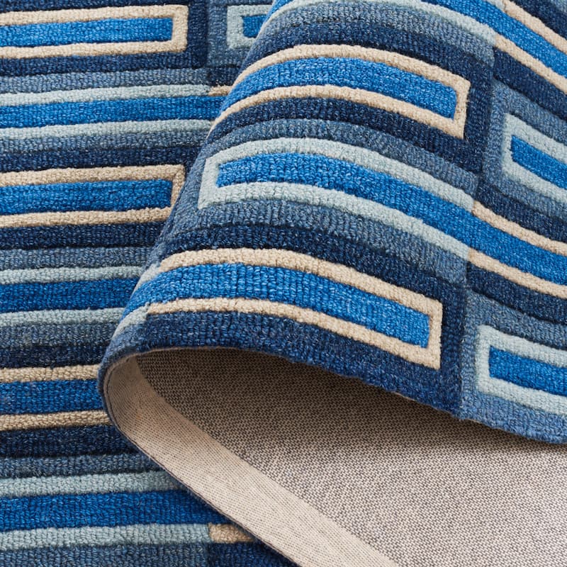 SAFAVIEH Handmade Genre Kaatje Mid-Century Modern Wool Rug
