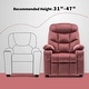 preview thumbnail 30 of 79, MCombo Big Kids Recliner Chair with Cup Holders , Velvet Fabric