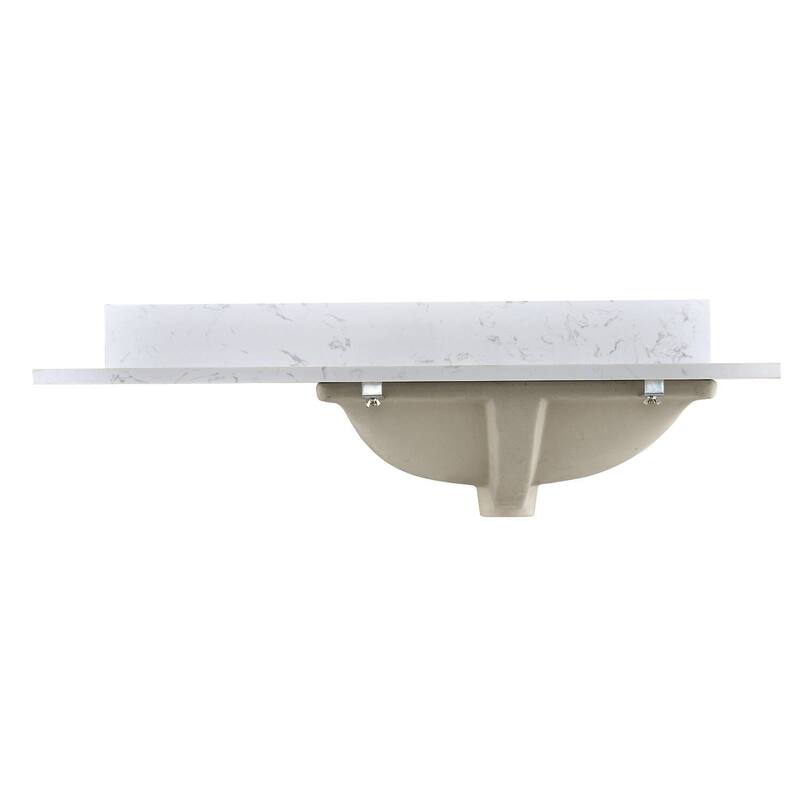 Serenlace Engineered Marble Vanity Countertop with Sink