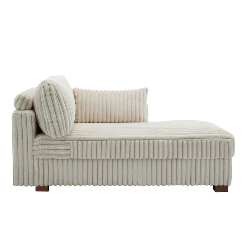 DREAMSIDEA Oversized Right Facing Chaise Lounge Lofa