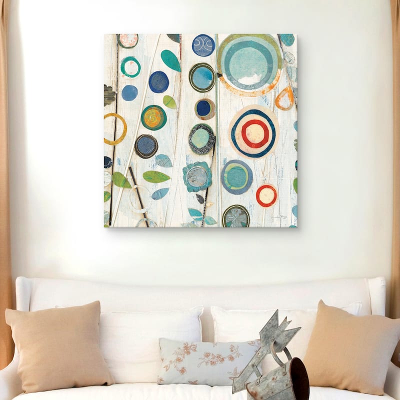 Ocean Garden I Square by Candra Boggs Canvas Art Print