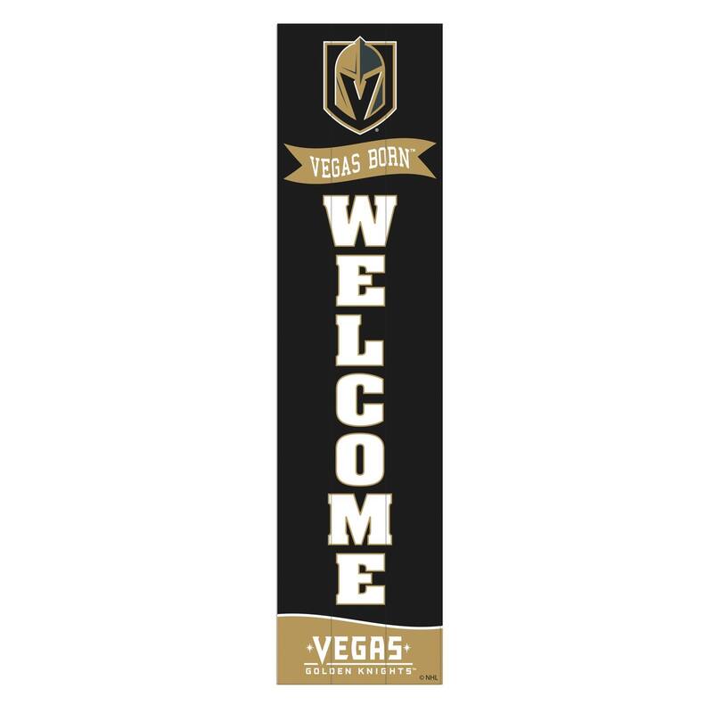 47" Porch Leaner Welcome Wall Sign, Vegas Golden Knights