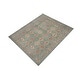 preview thumbnail 2 of 5, Bohemian Kazak Anaya Green/Green Wool Rug - 7'9'' x 10'1''