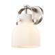 Option Satin Nickel / Matte White