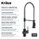 preview thumbnail 80 of 139, Kraus Britt Commercial 3-Function 1-Handle Pulldown Kitchen Faucet