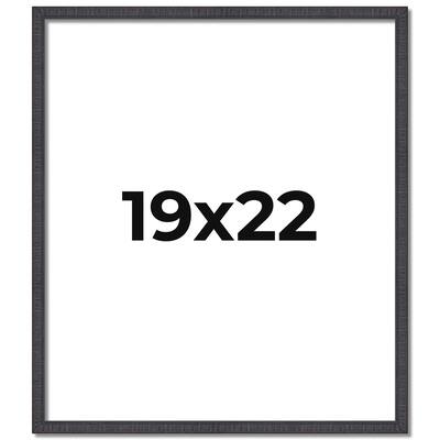 19x22 Frame Brown Solid Wood Picture Frame - Complete Modern Photo