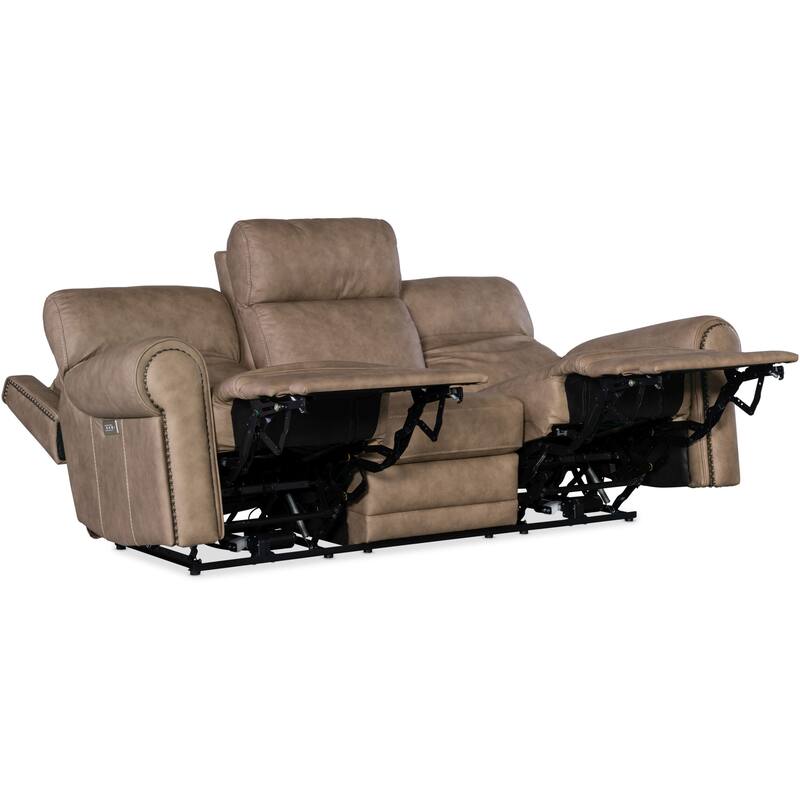 Hooker Furniture SS635-PHZL3 Duncan 91" Wide Leather Standard with
