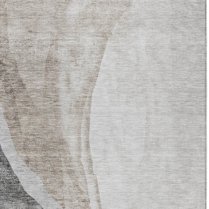 HomeRoots Abstract Transitional Rectangle Outdoor Rug