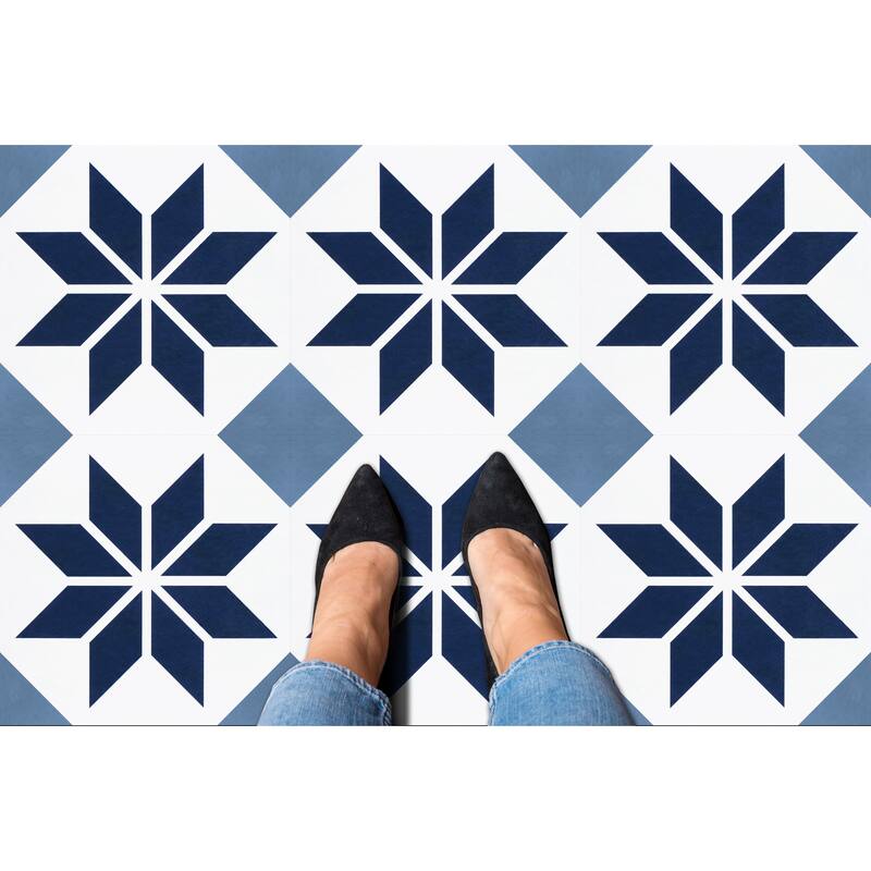 Retro Self Adhesive Vinyl Floor Tile - Starlight - 20 Tiles/20 sq. ft.