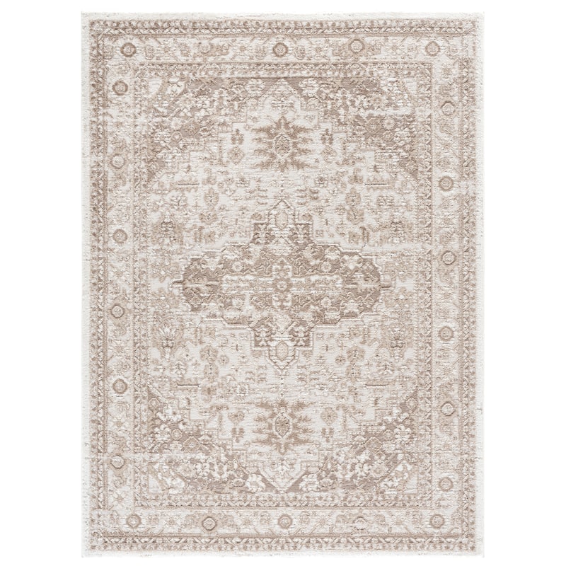 SAFAVIEH Lunara Pyung Medallion Rug - 4' x 6' - Ivory/Beige