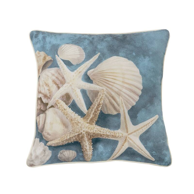 Donna Sharp Blue Diamond (Coastal) Polyester Decor Pillow Set
